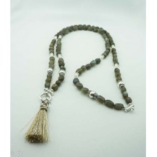 Labradorite (grey green) Necklace (multiway) 